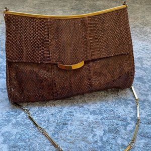 Vintage Malouk Snakeskin Bag